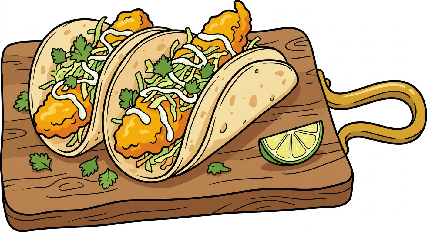Huge Fish Tacos